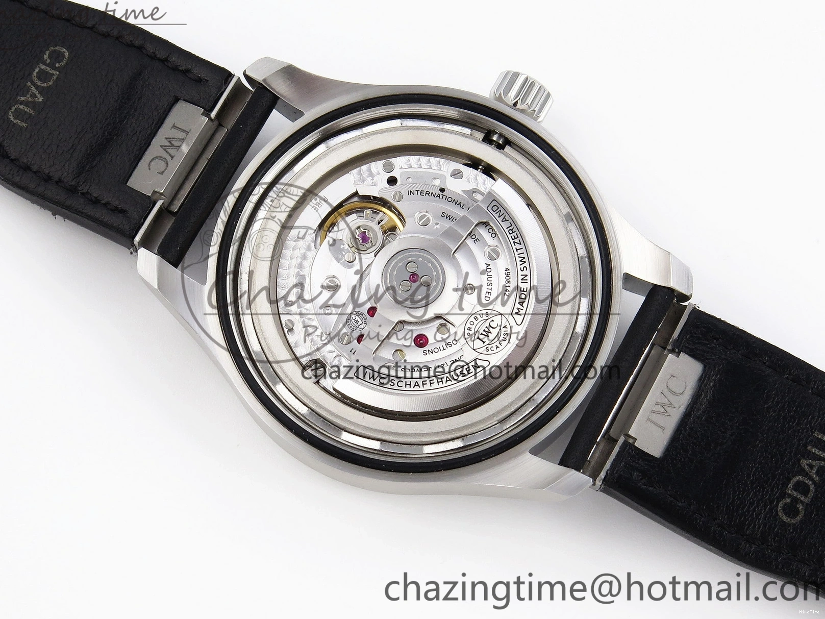 MIROTIME 0331 Pilot Mark XX IW328201 ZF 1:1 Best Edition Black Dial on Black Leather Strap A Affordable 7028